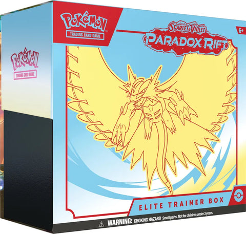 Pokemon TCG: SV04: Paradox Rift Elite Trainer Boxes [Roaring Moon] Pre-Order