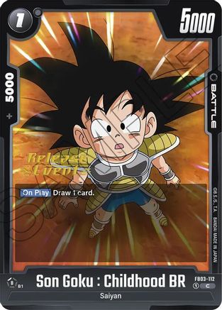 Son Goku : Childhood BR (FB03-112) - Raging Roar Release Event Cards