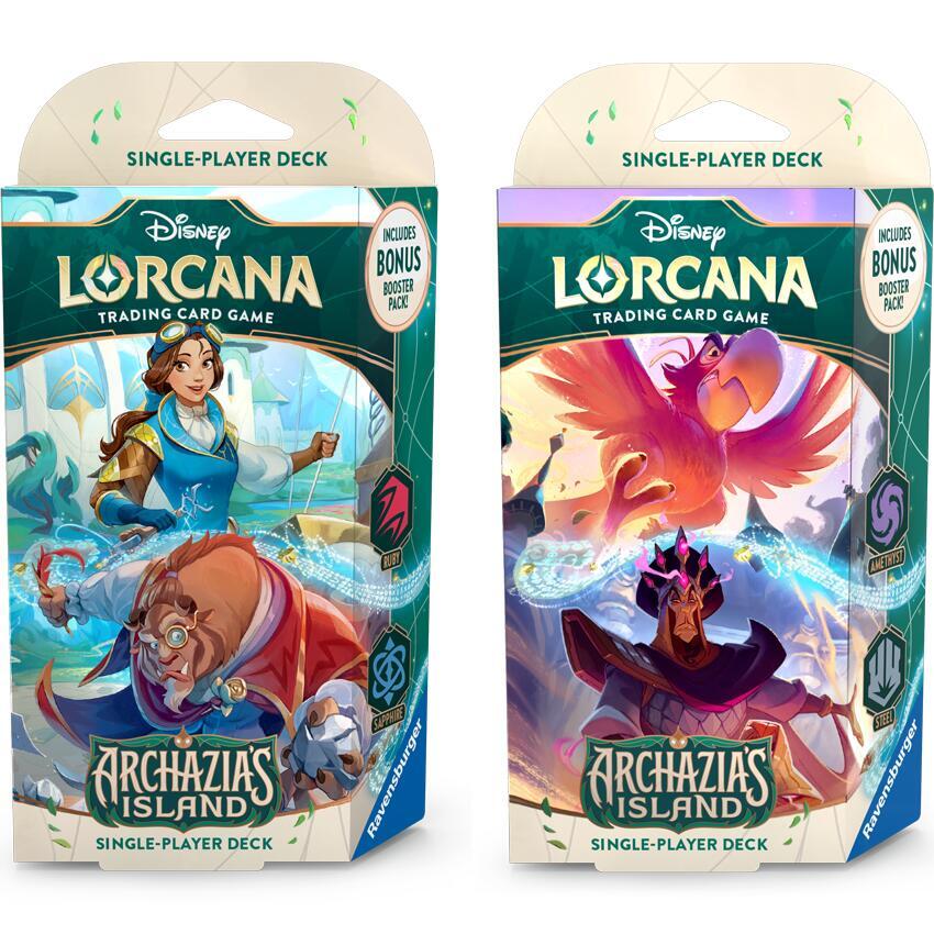 disney lorcana starter deck - Ursula's Return A great choice for players who like drawing cards and having lots of characters in play Disney Lorcana: Archazia's Island Starter