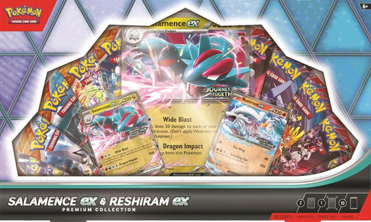 Pokemon Salamence ex & Reshiram ex Premium Collection 6-Box Case