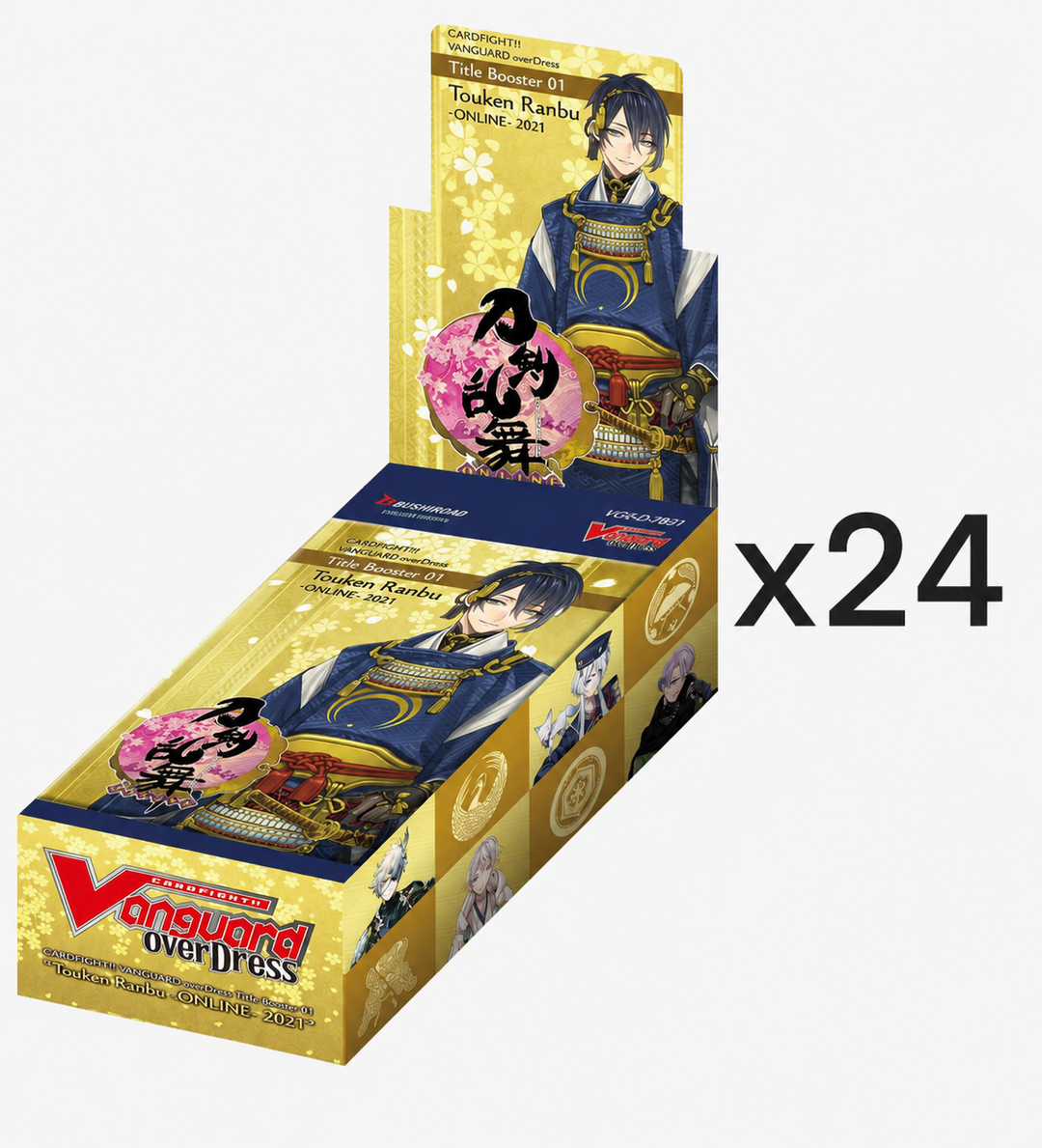 CARDFIGHT!! Vanguard OverDress: Touken Ranbu -ONLINE- 2021 Booster Box Case [24each]