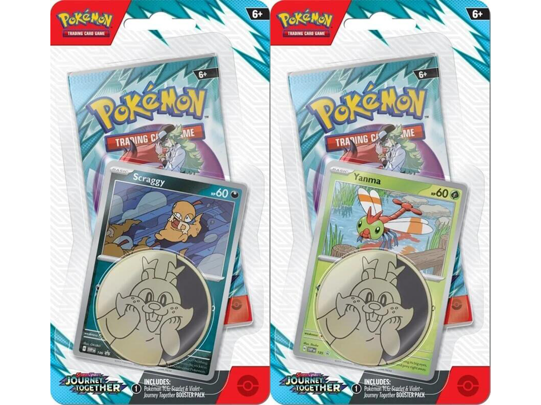 Pokemon Cards SV9: Journey Together Single Pack Blister Set of 2 Yanma GuuBuu Hobby Pokemon Cards SV9: Journey Together Single Pack Blister Set of 2 Yanma GuuBuu Hobby