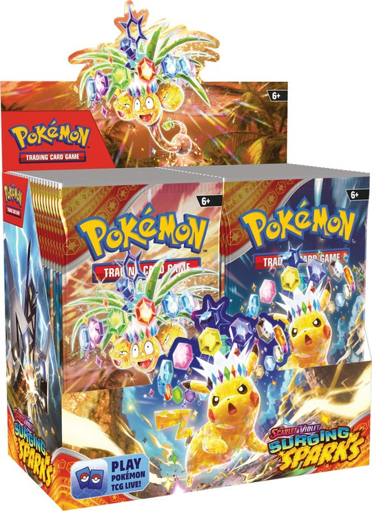 Pokemon Scarlet and Violet 8 (SV08) Surging Sparks Booster Box