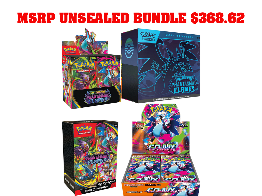 Pokemon TCG: Phantasmal Flames Unsealed Bundle MSRP Pokemon TCG: Phantasmal Flames Unsealed Bundle MSRP