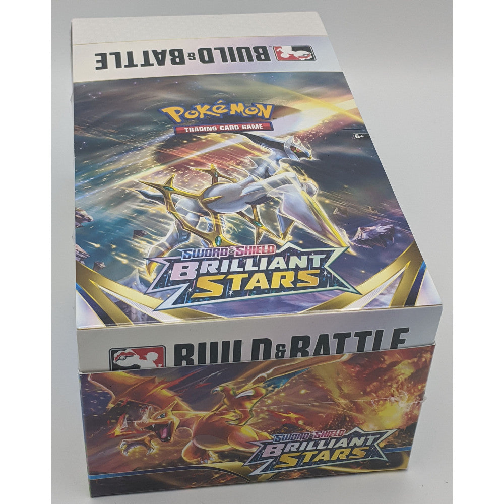 Pokemon Cards SWSH09: Brilliant Stars Build & Battle Box Display