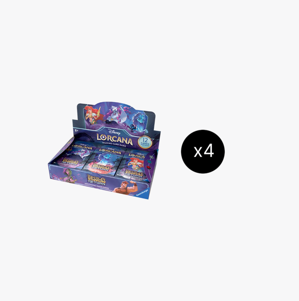 Disney Lorcana: Ursula's Return Booster Box Case Disney Lorcana: Ursula's Return Booster Box Case