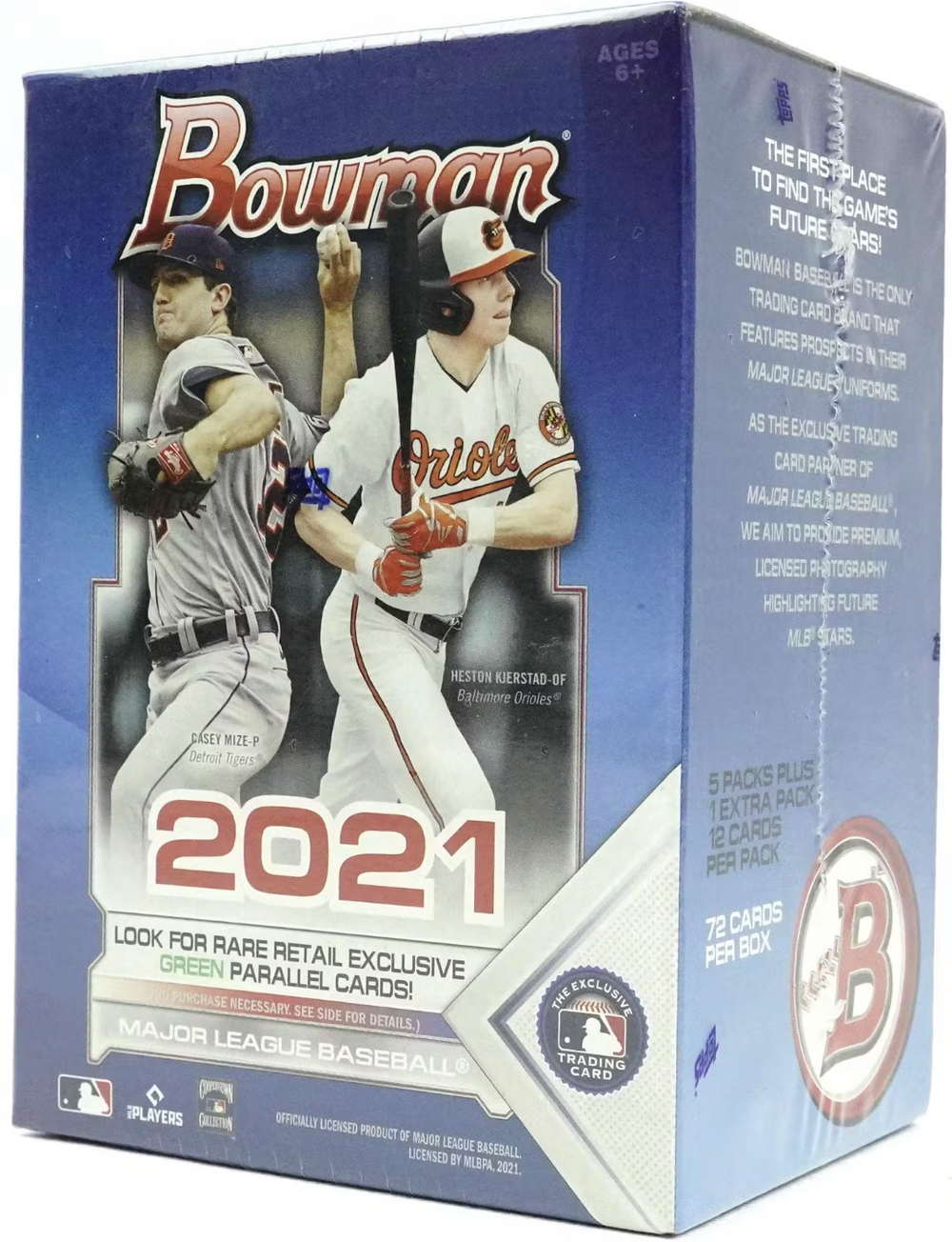 2021 Bowman Baseball Blaster Box [6-Pack]