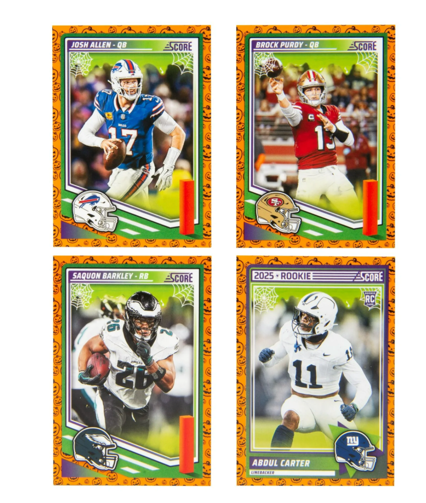 2025 Panini Score-A-Treat Halloween Football Trading Cards Treat Bundle