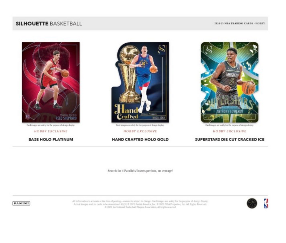 2024-25 Panini Silhouette Basketball Hobby Box