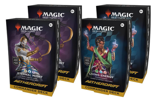 Magic: The Gathering Aetherdrift Commander Deck Case - [2 Living Energy + 2 Eternal Might]
