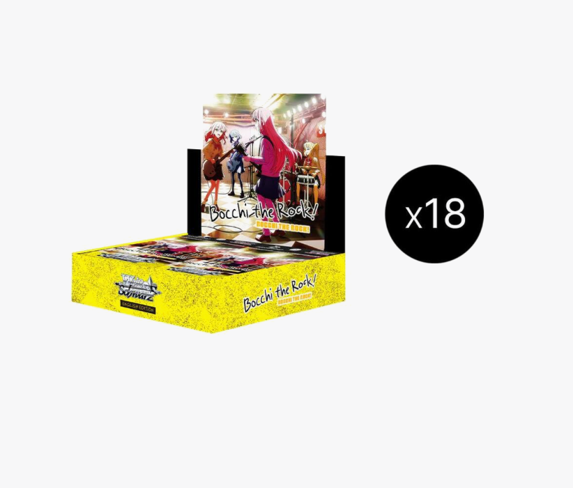 bocchi the rock booster box Weiss Schwarz! ROCK! Case [18 each] Pack Options:Latias (Light) 6 Decks per Display Gourgeist ex Price - preppy