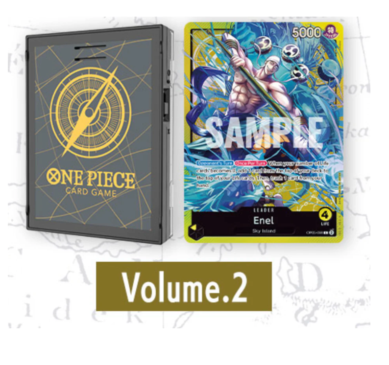 One Piece TCG: Sound Loader Vol. 1 Monkey.D.Luffy & Sound Loader Vol. 2 Enel [Set of 2]
