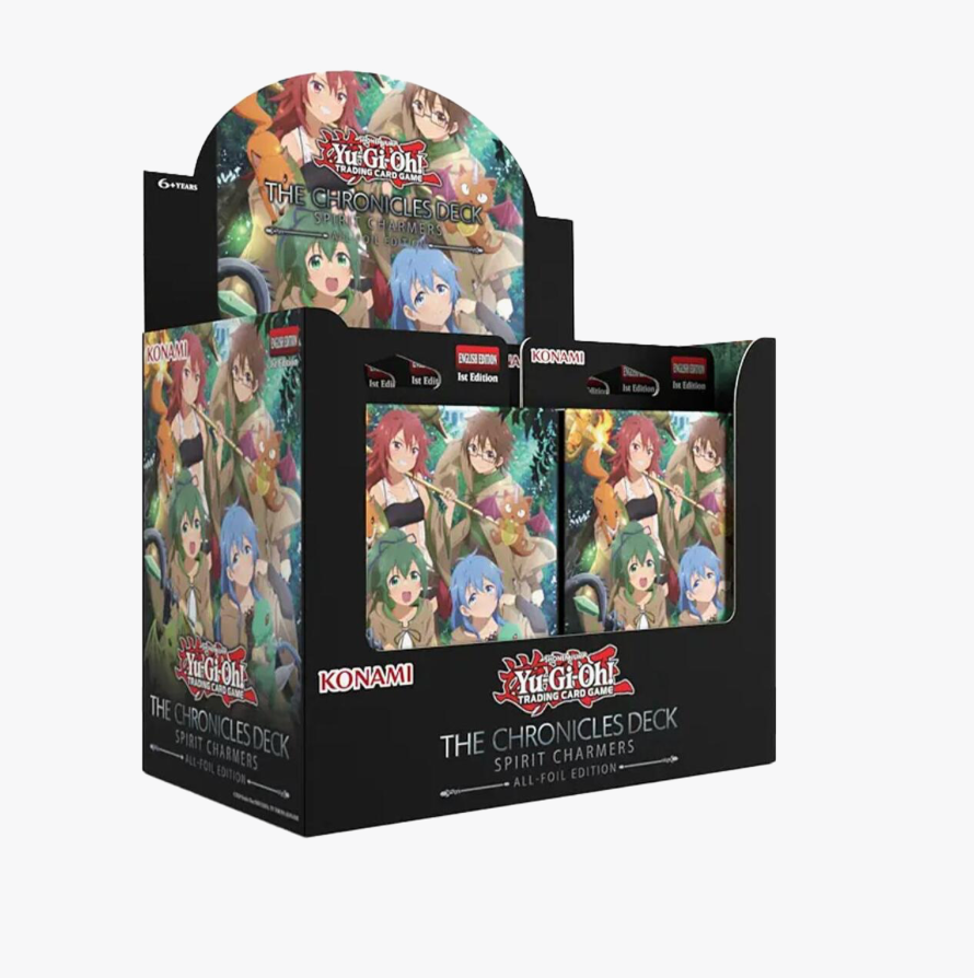 yugioh the chronicles deck spirit charmers Yu-Gi-Oh! THE CHRONICLES DECK: Spirit Charmers (All-Foil Edition) Deck Display