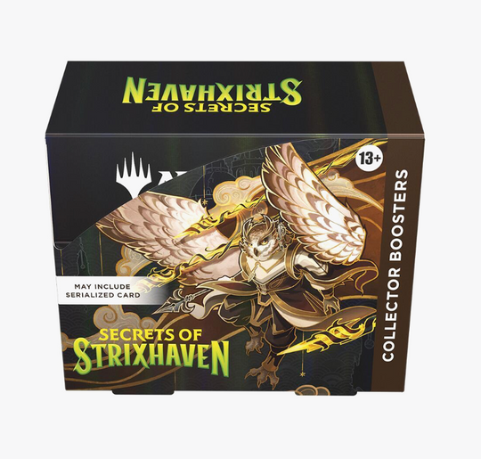 Magic: The Gathering: Secrets of Strixhaven- Collector Booster Display + Secrets of Strixhaven 60-Card Theme Deck Display