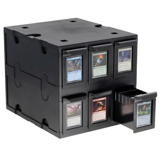 BCW: 6 Drawer Card Catalog - Black