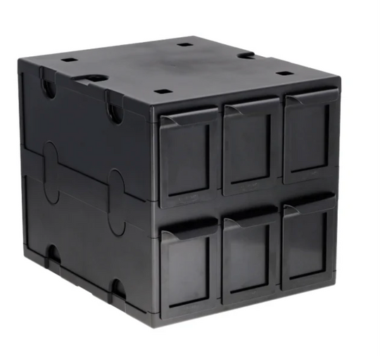 BCW: 6 Drawer Card Catalog - Black