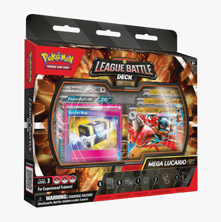 Pokémon TCG: Mega Lucario ex League Battle Deck Case [6 each]