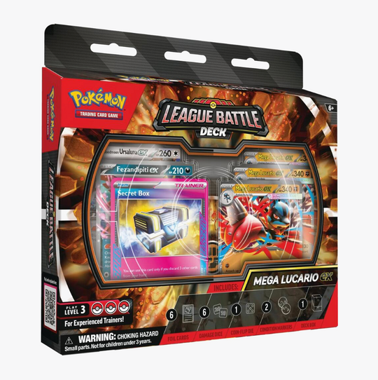 Pokémon TCG: Mega Lucario ex League Battle Deck Case [6 each]