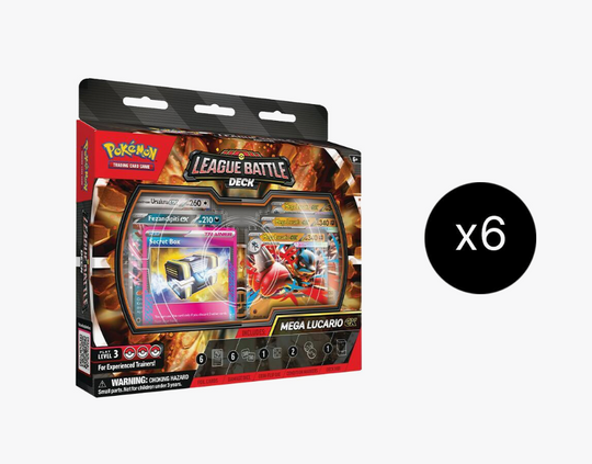 Pokémon TCG: Mega Lucario ex League Battle Deck Case [6 each]