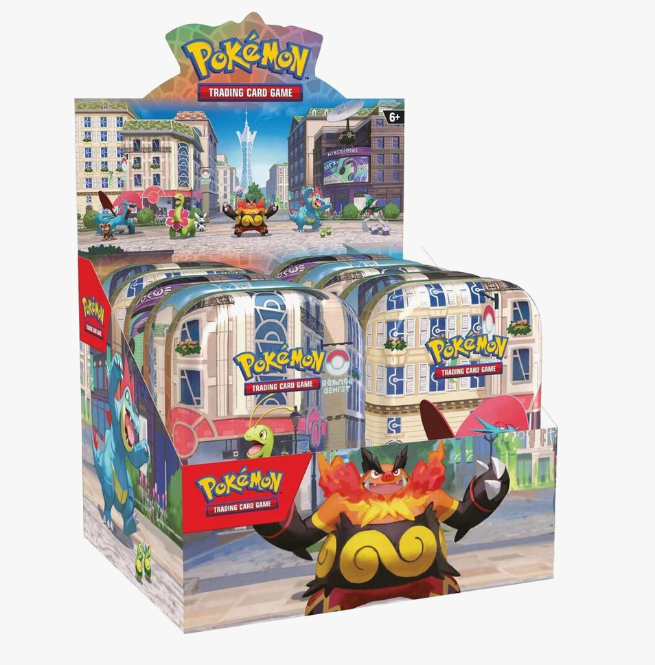 Pokémon TCG: Lumiose City Mini Tin Display