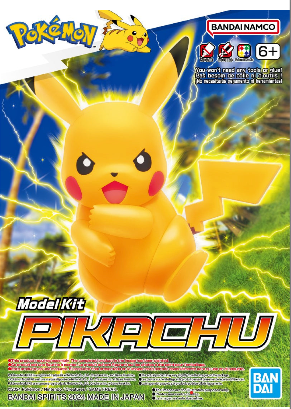 Pokémon: Bandai Spirits Pokemon Model Kit- Pikachu [Shiny]