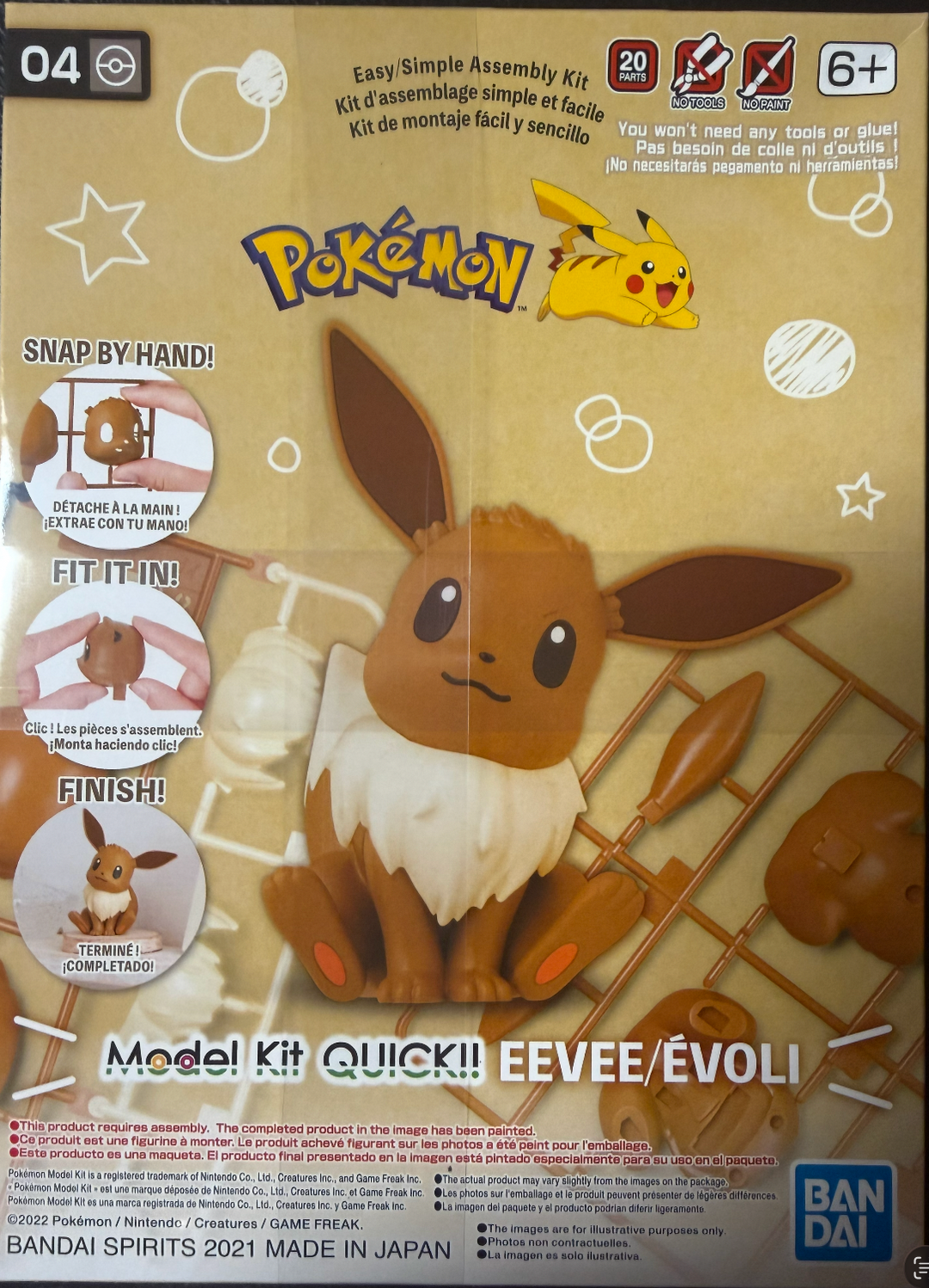 Pokémon: Bandai Spirits Pokemon Model Kit- Eevee