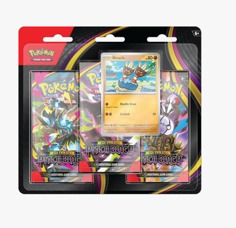 Pokemon TCG: [ME-05] Pitch Black 3-Pack Blister [Binacle]