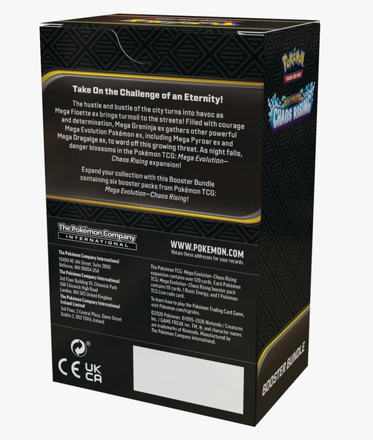 Pokemon TCG: [ME-04] Chaos Rising Booster Bundle