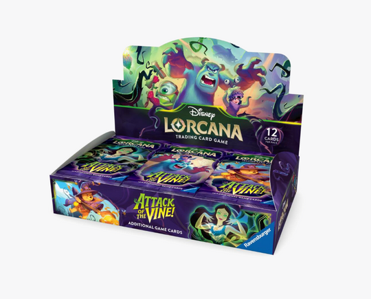 Disney Lorcana [DL-13]: Attack of the Vine! Booster Box & Set of 2 Playmat