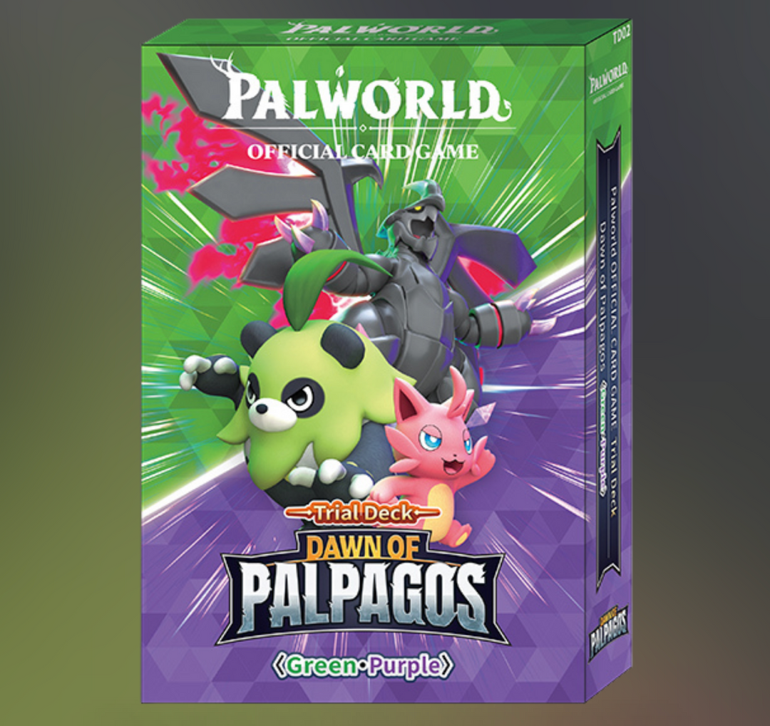 Palworld Official Card Game: Dawn of Palpagos - Green/Purple - Trial Deck