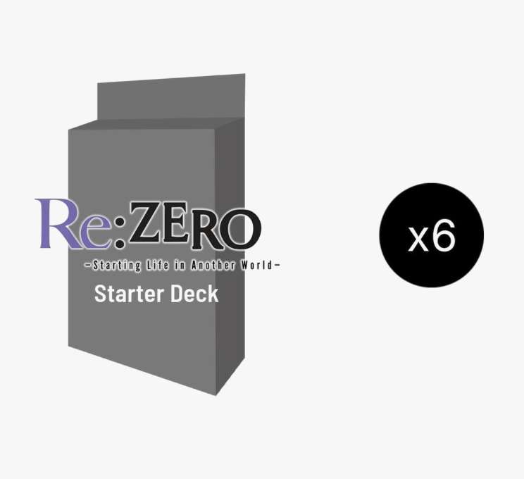 Union Arena: Evangelion: [UE24ST] Re:ZERO -Starting Life in Another World - Starter Deck Display [PRE-ORDER]