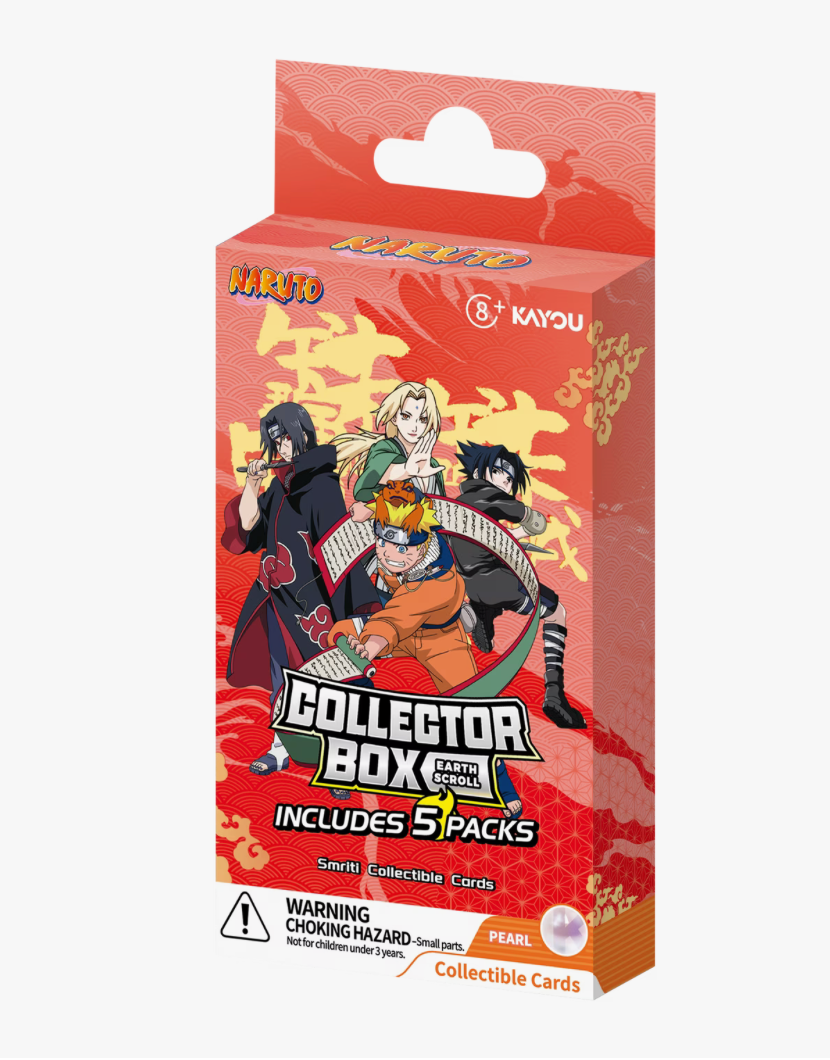 Naruto Smriti Collectible Cards: Earth Scroll Collector Box [5-Packs]
