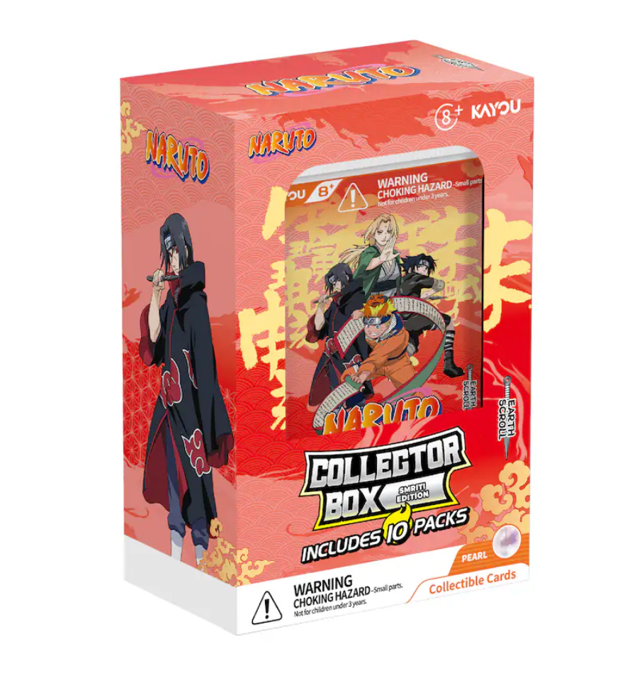 Naruto Collectible Cards: Smriti - Earth Scroll 002 - Collector Box [10 Packs]