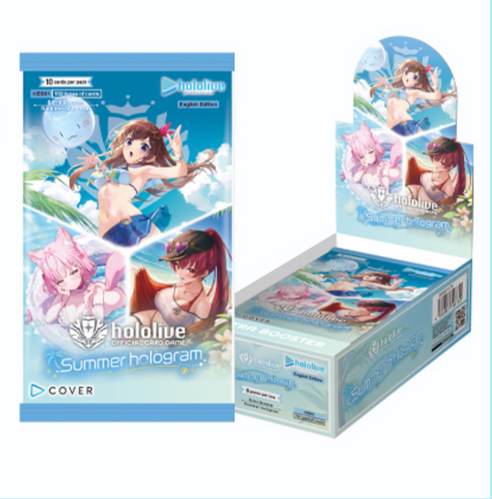Hololive OFFICIAL CARD GAME: Extra Booster – Summer Hologram Booster Box