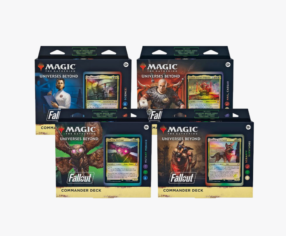 Magic: The Gathering: Universes Beyond: Fallout Commander Deck Case [Set of 4]