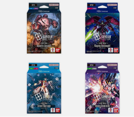 Gundam Card Game: Starter Deck Set: ST11-ST14 [Set of 4]