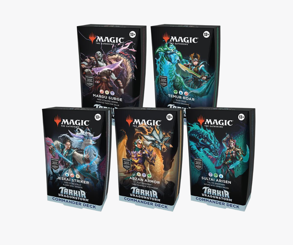 Magic: The Gathering: Tarkir: Dragonstorm Commander Deck Case [Set of 5]