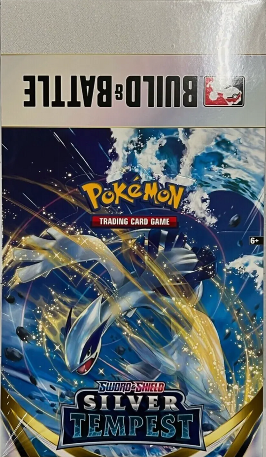Pokemon Cards SWSH12: Silver Tempest Build & Battle Box Display