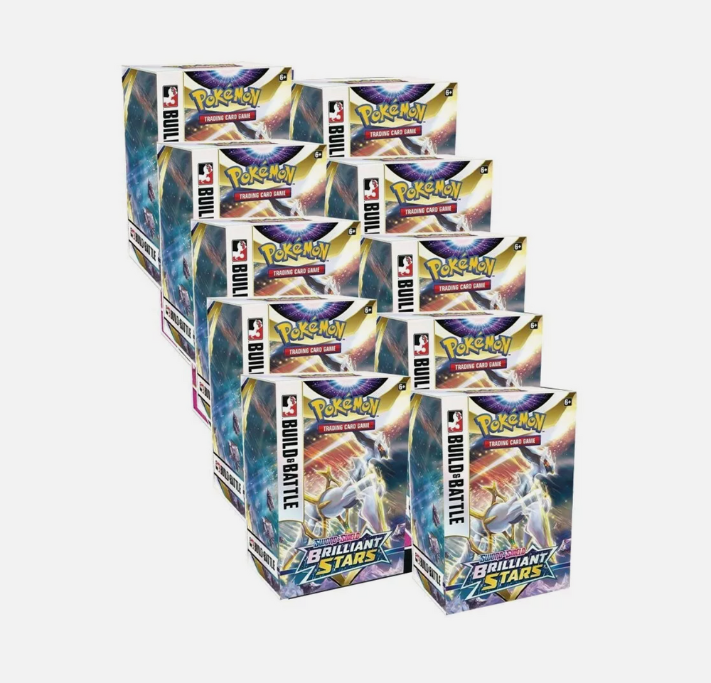 Pokemon Cards SWSH12: Silver Tempest Build & Battle Box Display