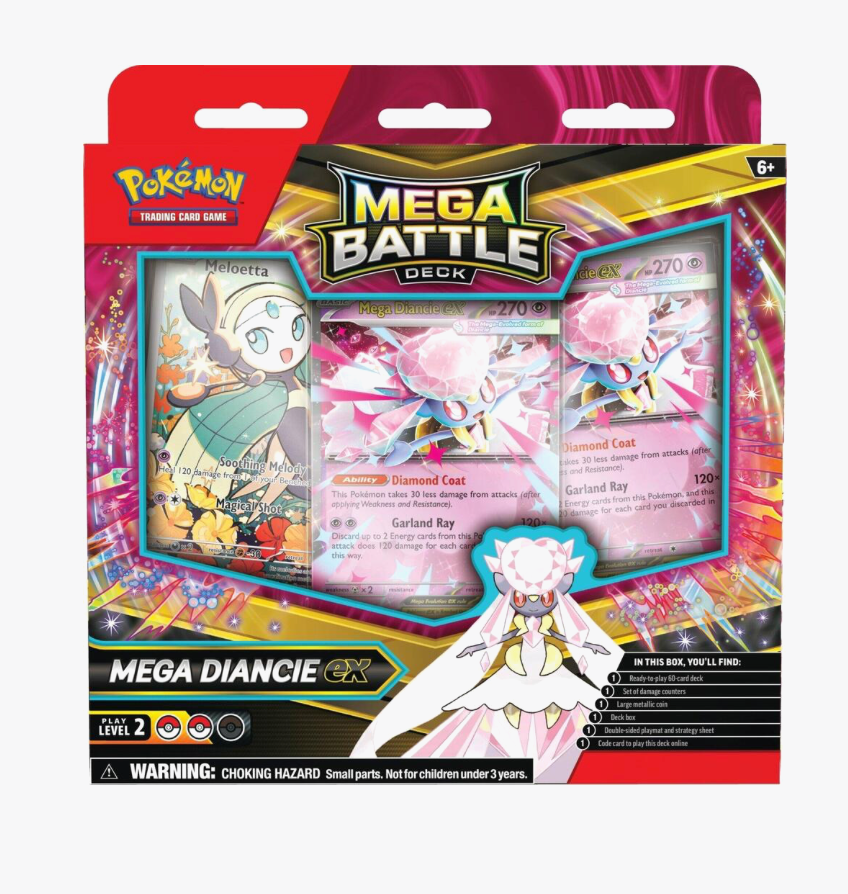 Pokémon TCG: Mega Battle Deck Mega Gengar ex/Mega Diancie ex [Set of 2]