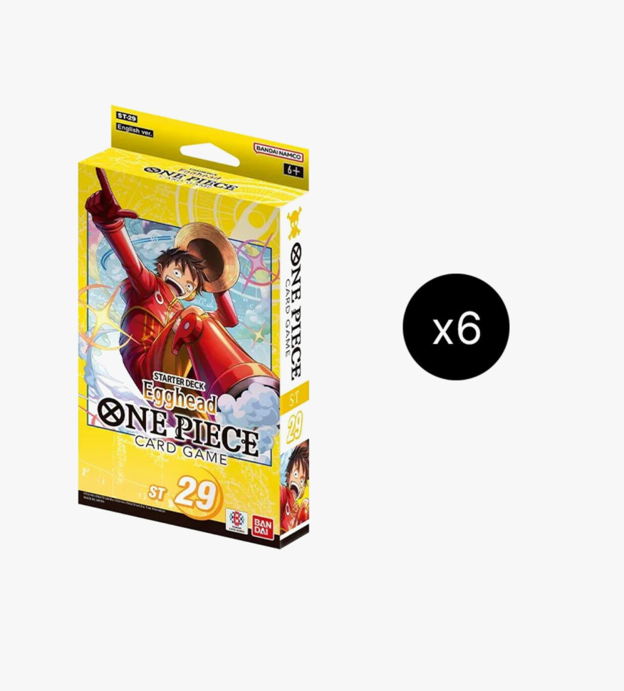 bandai namco one piece tcg: straw hat crew starter deck 29: Egghead Display [ST-29] One Piece TCG: Starter Deck