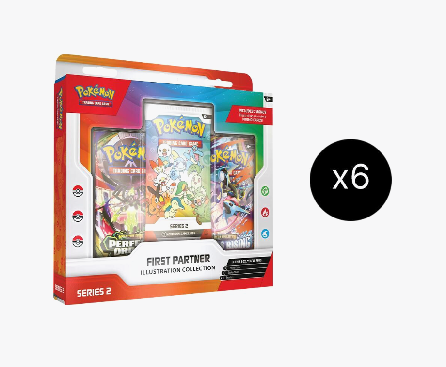 Pokémon TCG: First Partner Series 2 Illustration Collection Case [6 each]