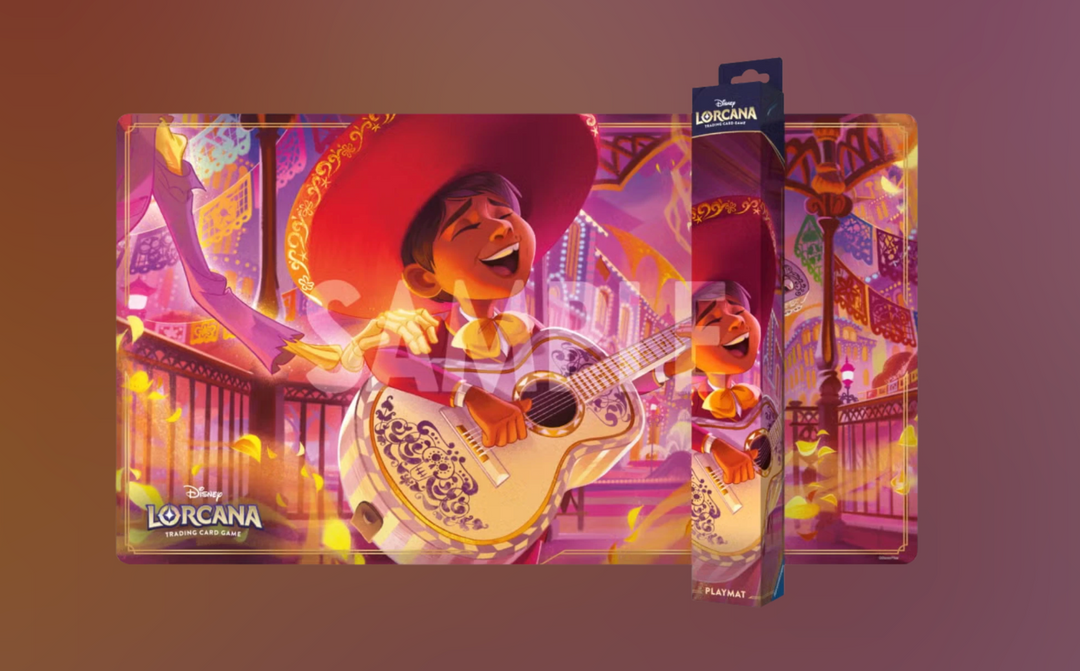 Disney Lorcana: Hyperia City Booster Box &amp; Miguel &amp; Snowboarding Stitch Playmat  [PRE-ORDER]