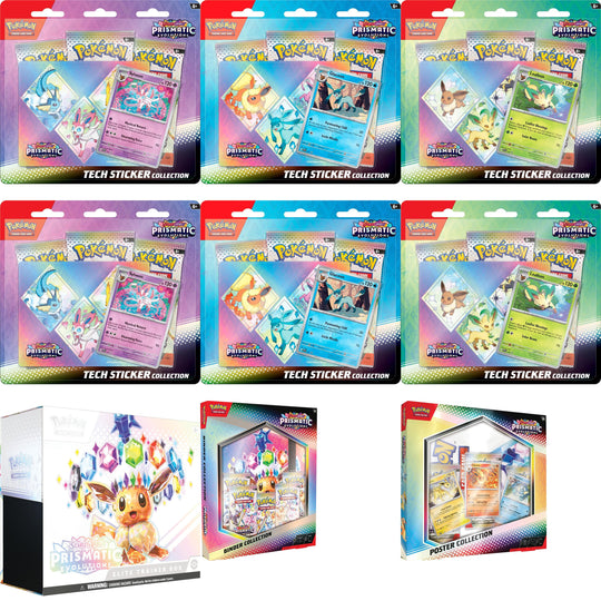 Pokemon Scarlet and Violet 8.5 Prismatic Evolutions Bundle - [Pre-Order Coming Soon]