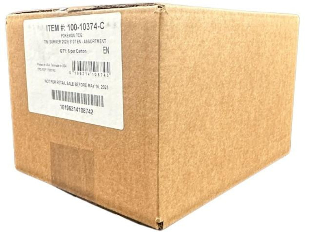 Pokemon TCG Slashing Legends 6-Tin Case