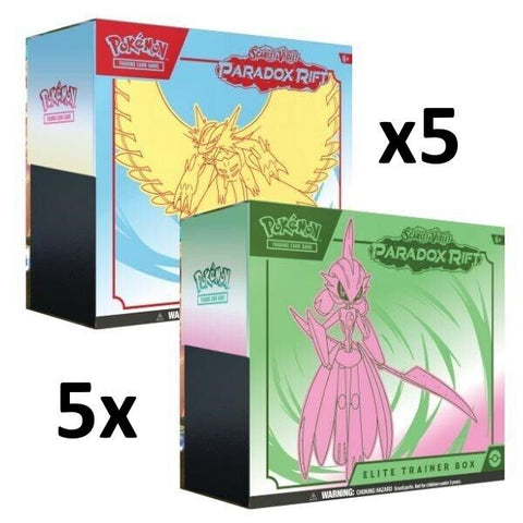 Pokemon TCG: SV04: Paradox Rift Elite Trainer Boxes Case Pre-Order