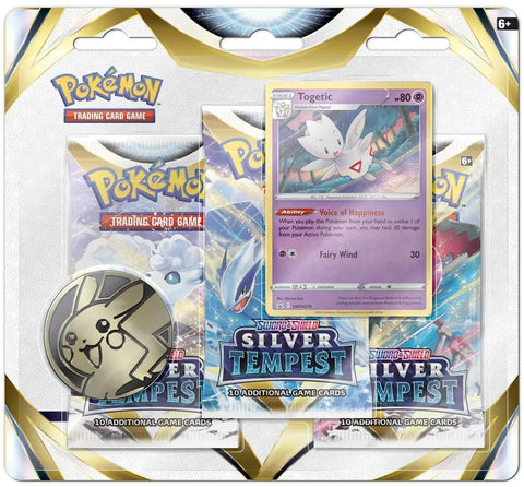 Silver Tempest 3 Pack Blister [Togetic] - SWSH12: Silver Tempest (SWSH12)