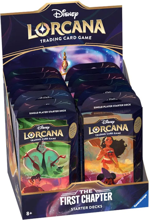 Disney Lorcana: The First Chapter Starter Deck Display - The First Chapter