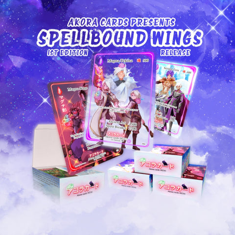 Akora TCG Spellbound Wings 1st edition booster box READY TO SHIP