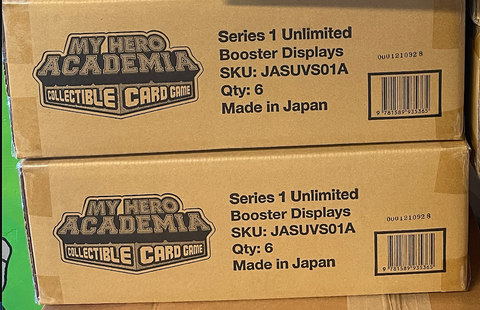 My Hero Academia CCG Booster Box Set 1 CASE Unlimited